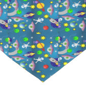 Tablecloth Runner Spaceship Stars Moon Planets Korte Tafelloper (Hoek)
