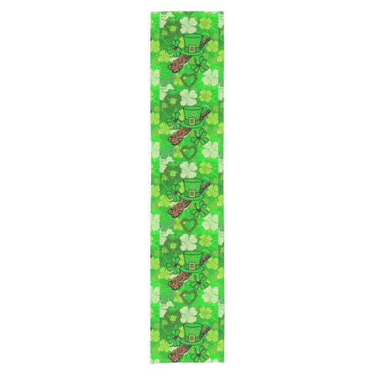 Tablecloth Runner St. Patrick's Day Korte Tafelloper (Voorkant)
