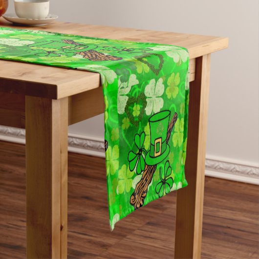 Tablecloth Runner St. Patrick's Day Korte Tafelloper (Voorbeeld)