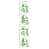 Tablecloth Runner St. Patrick's Day Mice Korte Tafelloper (Voorkant)
