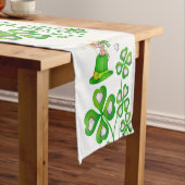 Tablecloth Runner St. Patrick's Day Mice Korte Tafelloper (Voorbeeld)