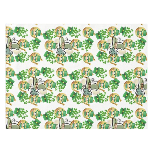 Tablecloth Saint Patrick's Day Hoefijzer Tafelkleed (Voorkant (Horizontaal))