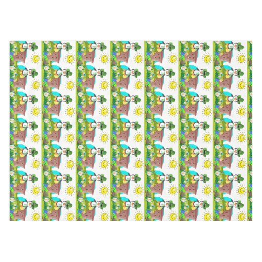 Tablecloth Saint Patrick's Day Penguin Tafelkleed (Voorkant (Horizontaal))