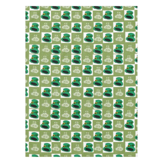 Tablecloth Saint Patrick's Day Petten Harten Tafelkleed (Voorkant)