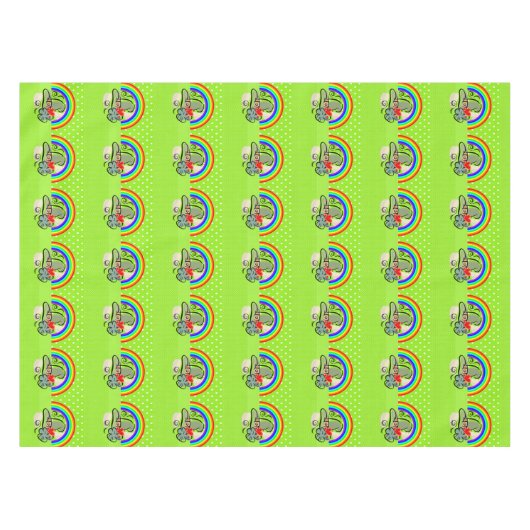 Tablecloth Saint Patrick's Day Rainbow Tafelkleed (Voorkant (Horizontaal))