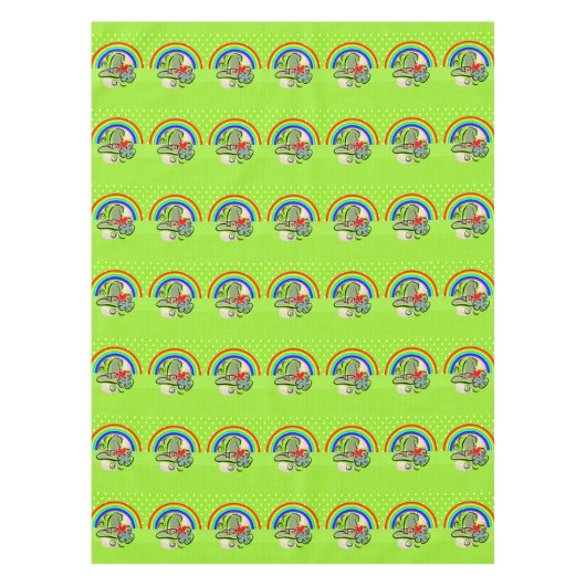 Tablecloth Saint Patrick's Day Rainbow Tafelkleed (Voorkant)
