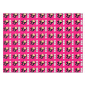Tablecloth Sheep Pink Hearts Tafelkleed (Voorkant (Horizontaal))
