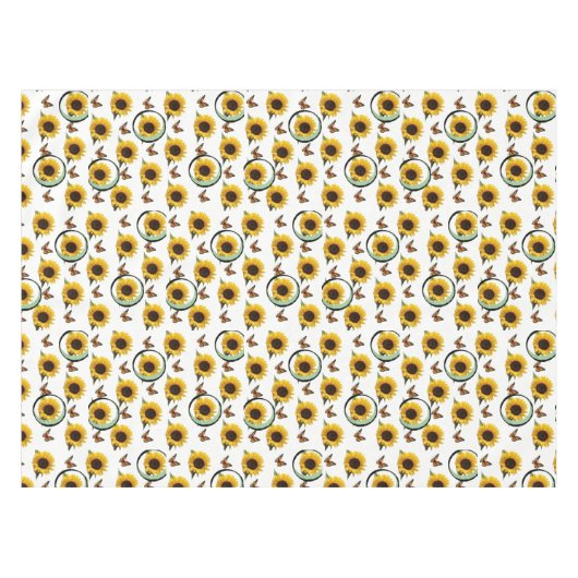 Tablecloth Sunflower Tafelkleed (Voorkant (Horizontaal))