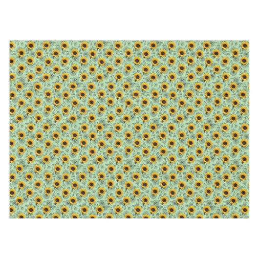 Tablecloth Sunflower Tafelkleed (Voorkant (Horizontaal))
