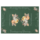 Tablecloth Thanksgiving Blessors op maat Tafelkleed (Voorkant (Horizontaal))