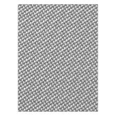 Tablecloth Valentijnsdag Black Hearts Tafelkleed (Voorkant)