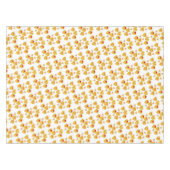 Tablecloth Valentijnsdag Geel hart Tafelkleed (Voorkant (Horizontaal))