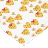 Tablecloth Valentijnsdag Geel hart Tafelkleed (Gekanteld)