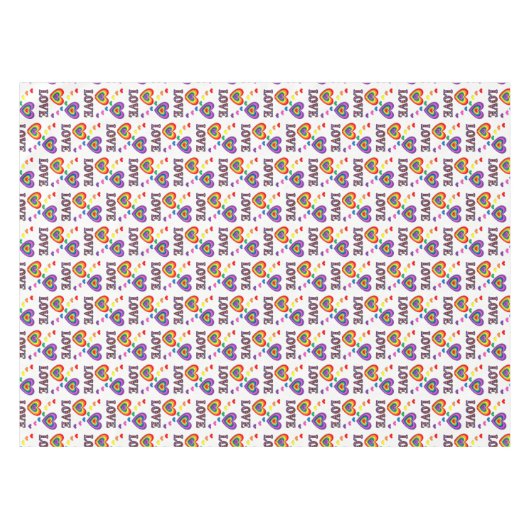 Tablecloth Valentijnsdag Love Tafelkleed (Voorkant (Horizontaal))