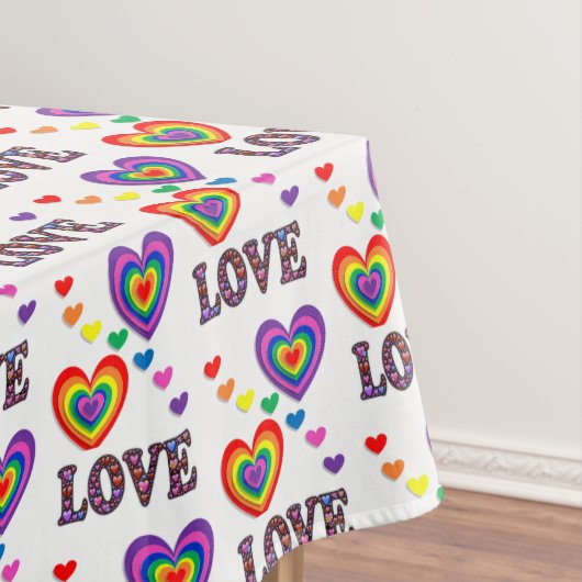 Tablecloth Valentijnsdag Love Tafelkleed (Voorbeeld)
