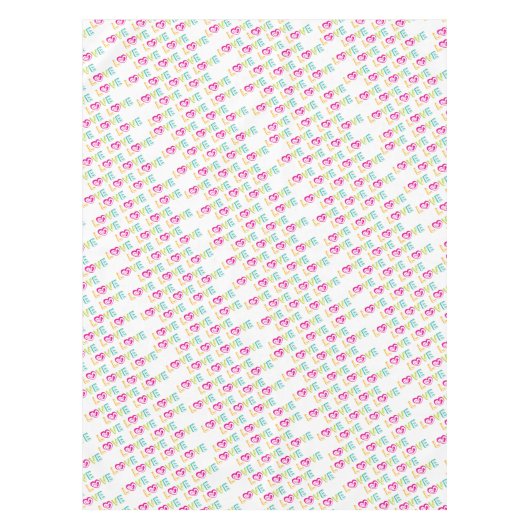 Tablecloth Valentijnsdag Love Tafelkleed (Voorkant)