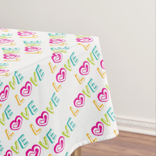 Tablecloth Valentijnsdag Love Tafelkleed