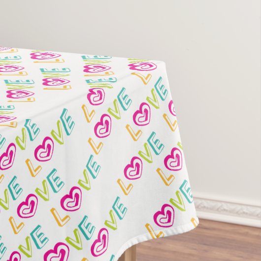 Tablecloth Valentijnsdag Love Tafelkleed (Voorbeeld)