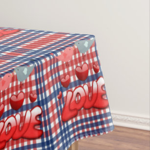 Tablecloth Valentijnsdag Love Tafelkleed