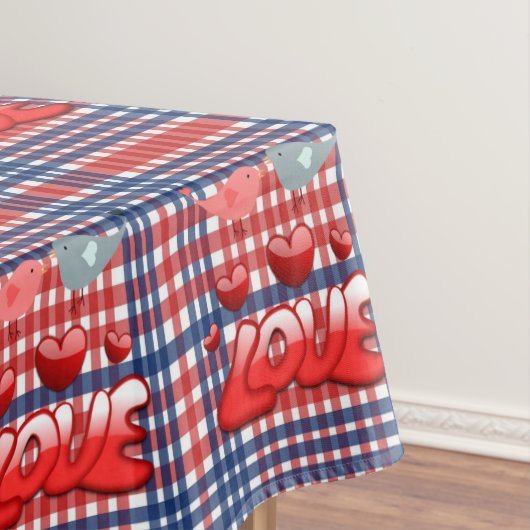 Tablecloth Valentijnsdag Love Tafelkleed (Voorbeeld)