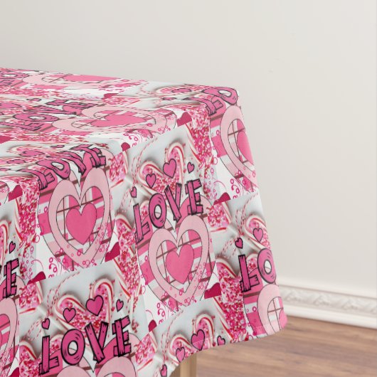 Tablecloth Valentijnsdag Love Tafelkleed (Voorbeeld)