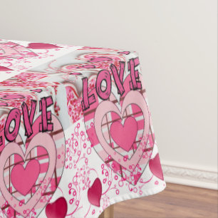 Tablecloth Valentijnsdag Love Tafelkleed
