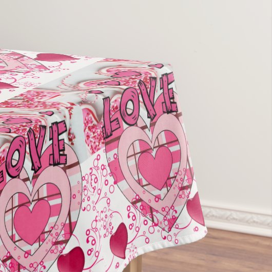 Tablecloth Valentijnsdag Love Tafelkleed (Voorbeeld)