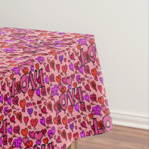 Tablecloth Valentijnsdag Love Tafelkleed