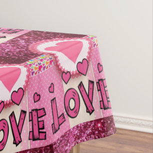 Tablecloth Valentijnsdag Love Tafelkleed