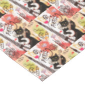 Tablecloth Valentijnsdag Paris Frankrijk Tafelkleed (Gekanteld)