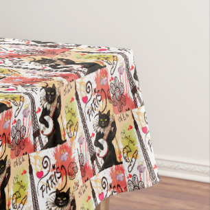 Tablecloth Valentijnsdag Paris Frankrijk Tafelkleed