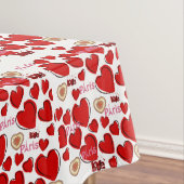 Tablecloth Valentijnsdag Paris Frankrijk Tafelkleed (Voorbeeld)