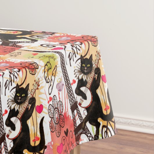 Tablecloth Valentijnsdag Paris Frankrijk Tafelkleed (Voorbeeld)