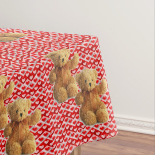 Tablecloth Valentijnsdag Teddy Bear Tafelkleed
