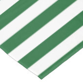 Tablecloth van witte en groene strepen tafelkleed (Gekanteld)