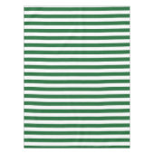 Tablecloth van witte en groene strepen tafelkleed (Voorkant)