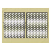 Tablecloth voor ananassen - Optionele personalisat Tafelkleed (Voorkant (Horizontaal))