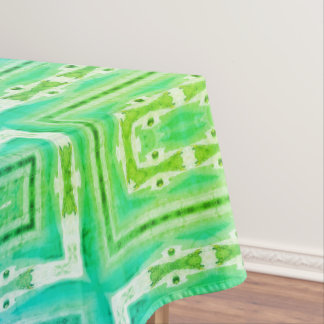 Tablecloth voor groen grafisch patroonpatroon tafelkleed