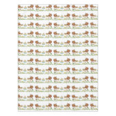 Tablecloth White Ants Apple Pie Butterfly Floral Tafelkleed (Voorkant)