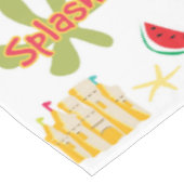 Tablecloth White Beach House Fun Sun Tafelkleed (Gekanteld)