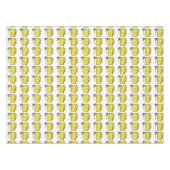 Tablecloth White Cheese Muis Geel Tafelkleed (Voorkant (Horizontaal))