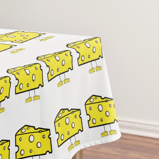 Tablecloth White Cheese Yellow Tafelkleed (Voorbeeld)