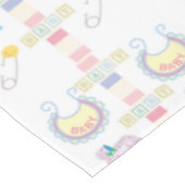 Tablecloth White New Baby Shower Tafelkleed (Gekanteld)