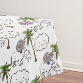Tablecloth White Sheep Clouds Sombrero Tafelkleed (Voorbeeld)