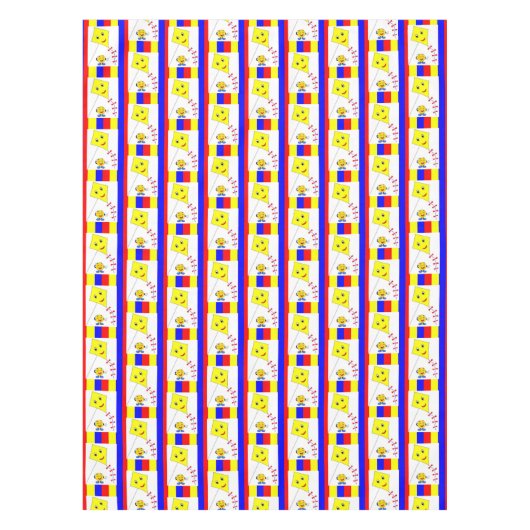 Tablecloth Yellow Kite Tafelkleed (Voorkant)