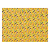Tablecloth Yellow Oranje Hearts Swan Tafelkleed (Voorkant (Horizontaal))