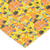 Tablecloth Yellow Oranje Hearts Swan Tafelkleed (Gekanteld)