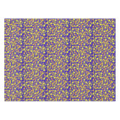 Tablecloth Yellow Oranje Stars Sun Moon Blue Tafelkleed (Voorkant (Horizontaal))