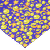 Tablecloth Yellow Oranje Stars Sun Moon Blue Tafelkleed (Gekanteld)