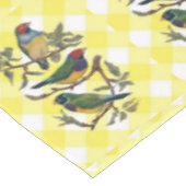 Tablecloth Yellow Pset Bird Tafelkleed (Gekanteld)